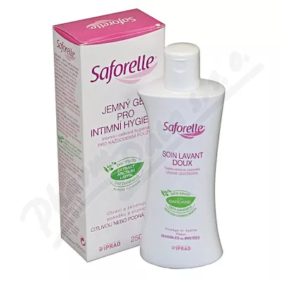 SAFORELLE gel pro intimní hygienu 250ml - intimní hygiena, ubrousky,intimní vlhčené ubrousky,ubrousky na intimní hygienu,