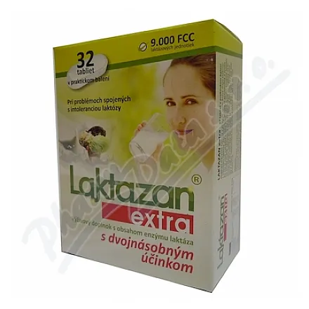 Gelda Lactazan enzym laktazy o smaku miętowym 32 tbl.