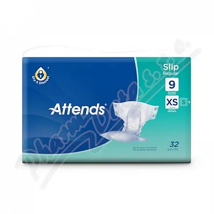 MAJTKI CHŁONNE ATTENDS SLIP REGULAR 9 X-SMALL