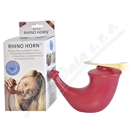 Rhino Horn Konvička na výplach nosu červená
