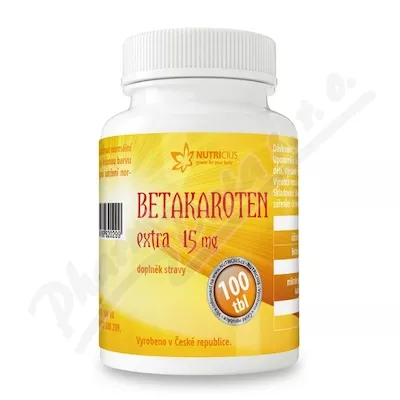 Betakaroten EXTRA 15mg tbl.100