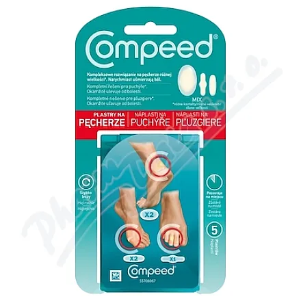 Compeed Náplasti na puchýře mix 5ks