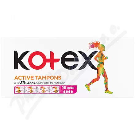 KOTEX Active Super Tampony 16szt