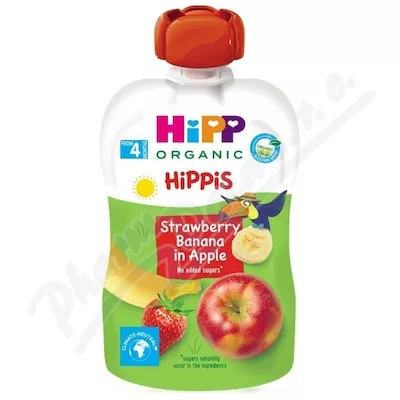 HiPP KAPSIČKA BIO Jablko-Banán-Jahoda 100g
