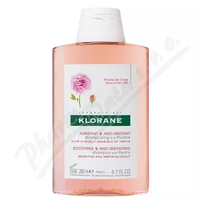 KLORANE Šampon pivoňka-citlivá pokožka 200ml