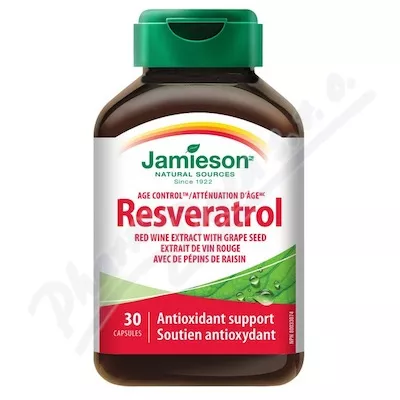 JAMIESON Resveratrol 50mg ekstrakt z wina robakowego cps.30