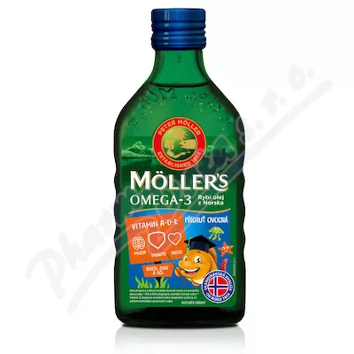 Mollers Omega 3 Ovocná příchuť 250ml