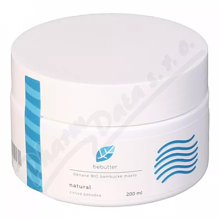 Bebutter Šlehané BIO bambucké máslo natural 200ml