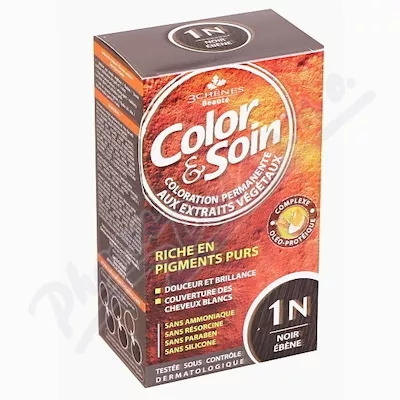 Barva Color&Soin 1N - ebenová černá 135ml