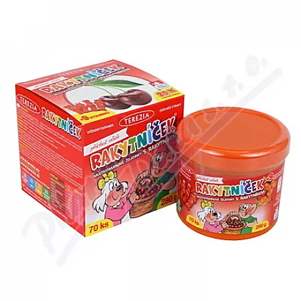 RAKYTNÍČEK želatinky 70ks VIŠEŇ