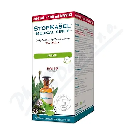 STOPKAŠEL Syrop medyczny Dr. Weiss 200+100ml WIĘCEJ