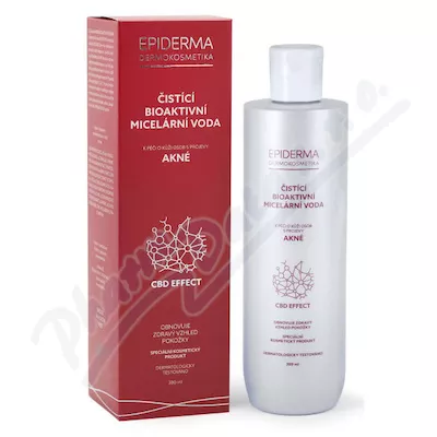 EPIDERMA bioaktivní CBD micel.voda při akné 300ml