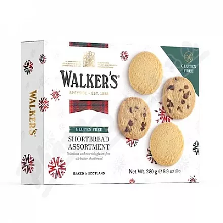 Walkers Bezlepkové máslové sušenky 280g
