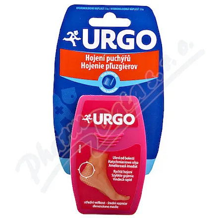 URGO Hojení puchýřů diskrétní hydrok.náplast 5ks