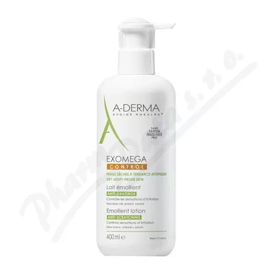 A-DERMA Exomega CONTROL Emolienční mléko 400ml - tělová mléka,oleje,krémy,másla,