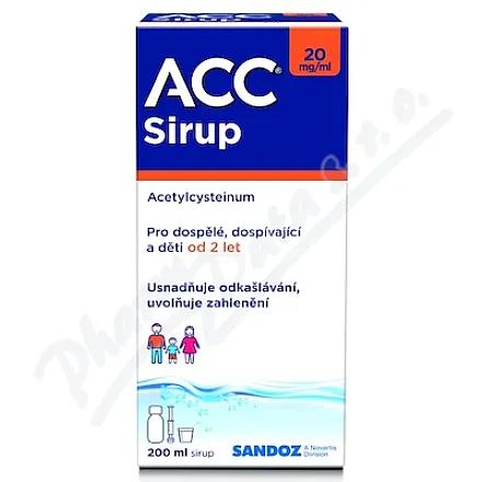 ACC 20 mg/ml syrop, 1 x 200 ml