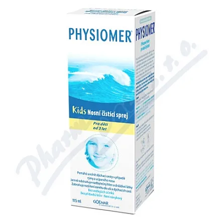 Physiomer kids izotoniczny spray do nosa z wodą morską 115 ml