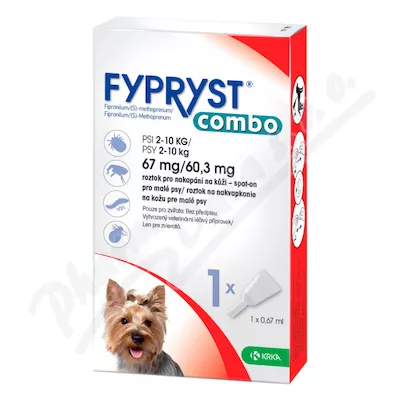 Fypryst combo spot-on pro psy 2-10kg 1x0.67ml