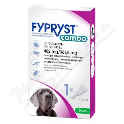 Fypryst combo spot-on pro psy nad 40kg 1x4.02ml