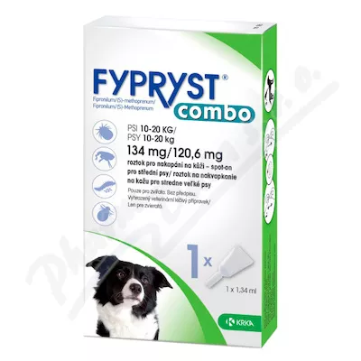 Fypryst combo spot-on pro psy 10-20kg 1x1.34ml