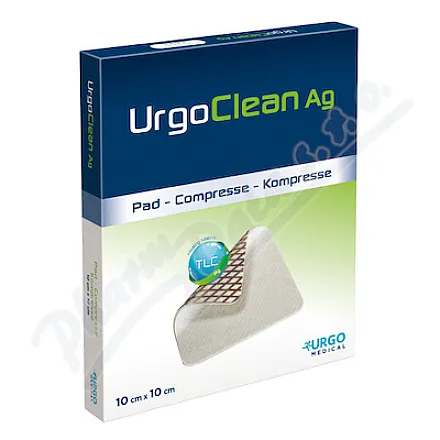 UrgoClean Ag lipidokoloidní krytí 10x10cm 10ks