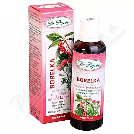 Dr.Popov Krople ziołowe Borelka 50ml