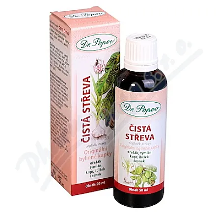 Krople ziołowe Dr.Popov Czyste jelita 50ml