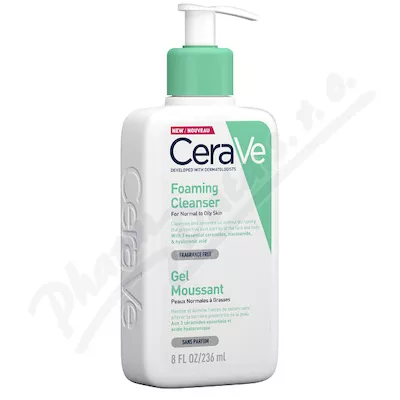 CERAVE Čisticí pěnící gel 236ml - odličování,odličování obličeje,čištění obličeje,čistění pleti,