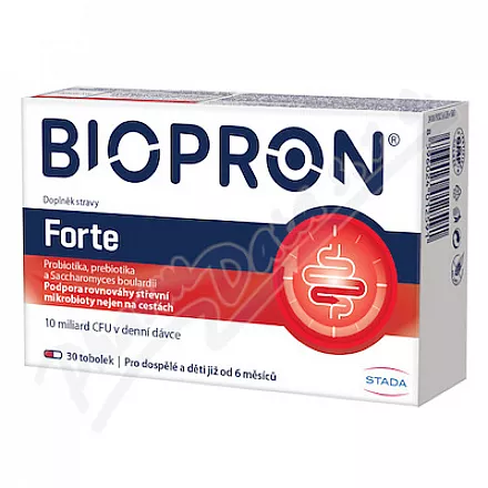Biopron Forte probiotika a prebiotika tob.30