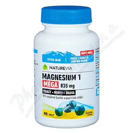 Swiss NatureVia Magnesium 1 Mega 835 mg 90 tabletek