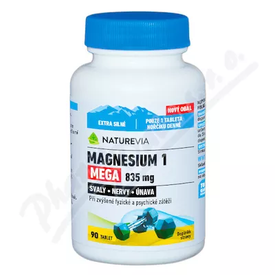 Swiss NatureVia Magnesium 1 Mega 835 mg 90 tabletek