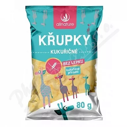 Allnature Kukuřičné křupky 80g