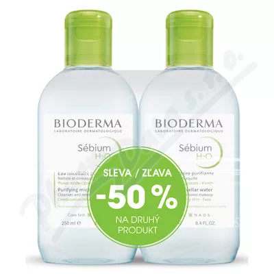 BIODERMA Sébium H2O 250ml 1+1 Festival