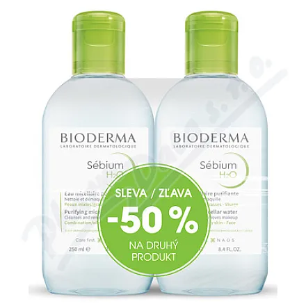 BIODERMA Sébium H2O 250ml 1+1 Festiwal