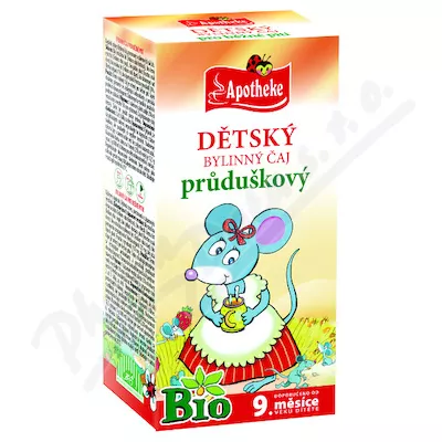 Apotheke Dětský čaj BIO průduškový 20x1.5g