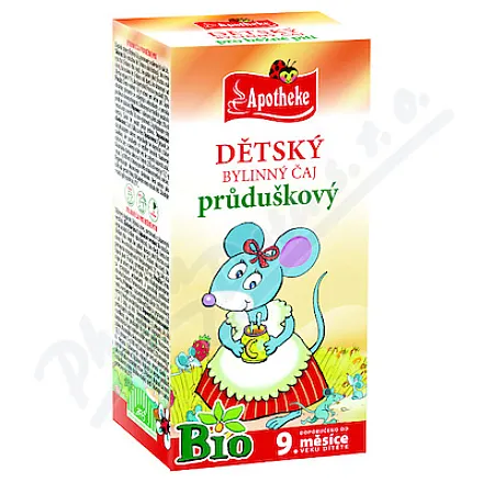 Apotheke Herbatka dla dzieci BIO oskrzela 20x1,5g