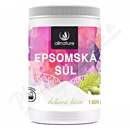 Allnature Epsomská sůl Dubová kůra 1000g