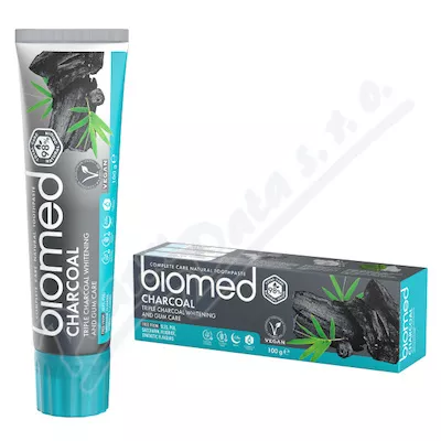 BIOMED CHARCOAL zubní pasta BIO 100g