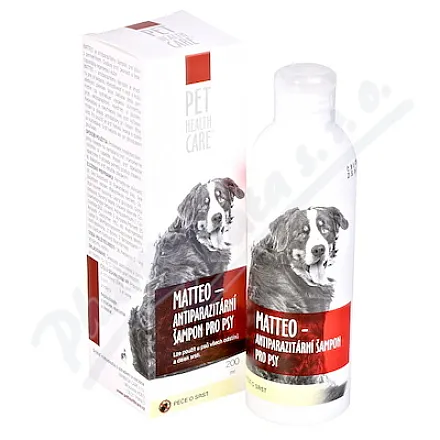 PET HEALTH CARE MATTEO szampon przeciwpasożytowy dla psów 200 ml