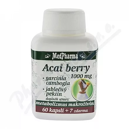 MedPharma Acai berry 1000mg+Garcinia cps.67