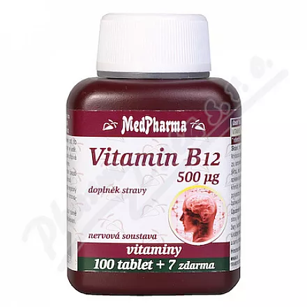 MedPharma Witamina B12 500 mcg tbl.107