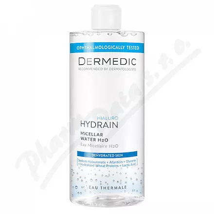 Dermedic Hydrain3 Hyaluro Woda micelarna 500ml - odličování,odličování obličeje,čištění obličeje,čistění pleti,