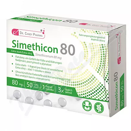 Dr.Candy Pharma Simethicon 80 cps.mol.50x80mg