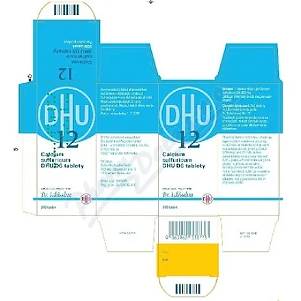 Calcium sulfuricum DHU D6(D12) tbl.nob.200