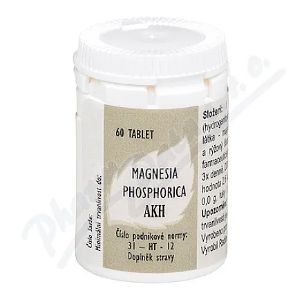 Magnesia phosphorica AKH tbl.60