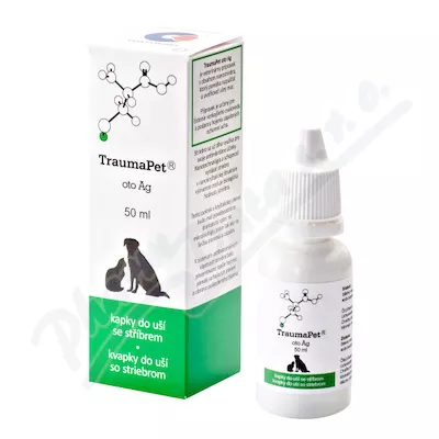 TraumaPet kapky do uší s Ag 50ml - Veterinární přípravky a potřeby pro vaše mazlíčky.