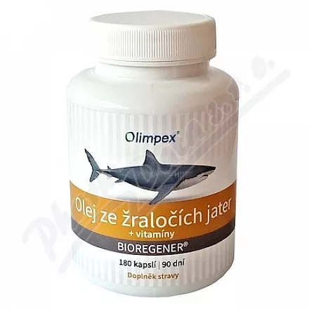 OLIMPEX Olej z wątroby rekina vit.cps.180