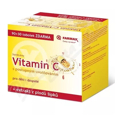 Farmax Witamina C tubki o stopniowym uwalnianiu 90+30