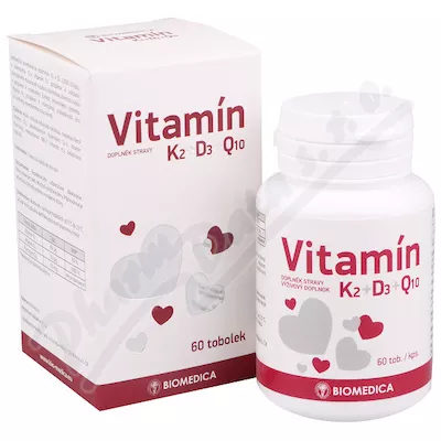 Vitamín K2+D3+Q10 tob.60