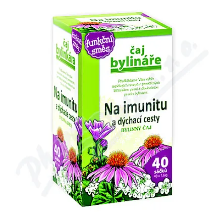 Čaj Bylináře Na imunitu a dýchací cesty 40x1.6g